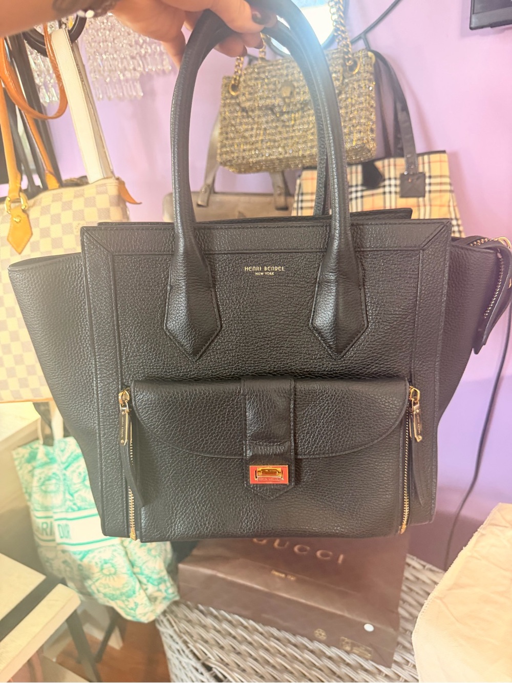 Henri Bendel Rivington large tote! Collectible 2 way bag